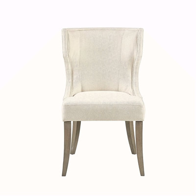 Chaise rembourrée à oreilles