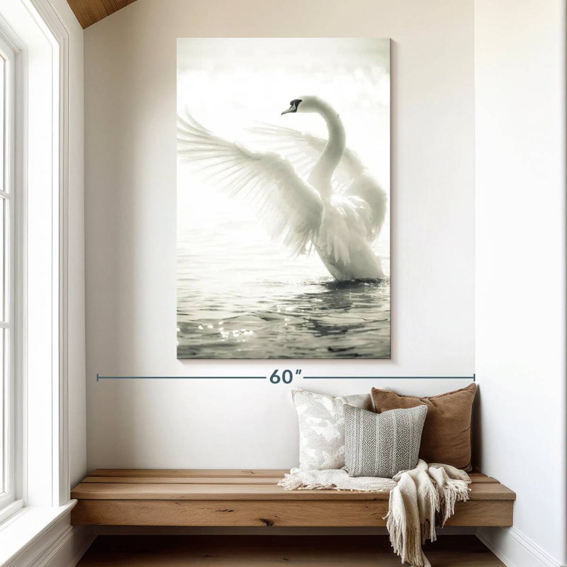 Graceful White Swan