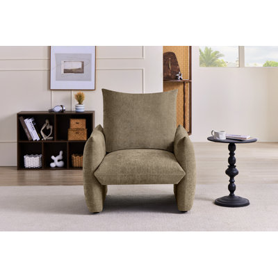 Fauteuil d'appoint en chenille Cocoon