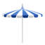 8.5' Two-Tone Canvas Pagoda Umbrella-2125149579