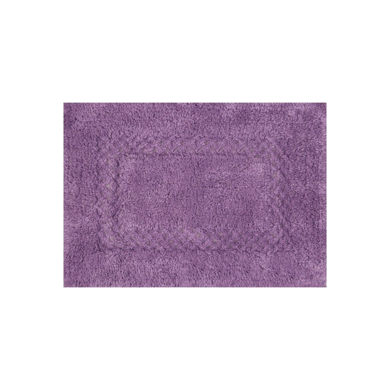 Tapis pour salle de bain Antigona, l 17 po x L 24 po, Mauve