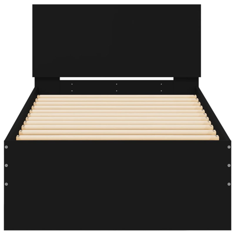 Bed, Small Single (2'6), Black