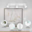 White Plug-in Track Lighting Kit – 3-Light Modern Ceiling Spotlight with 90° Vertical and 270° Horizontal Rotation, for Kitchen Cabinet Living Room Display (Bulbs Not Included)