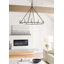 Chapman & Myers Darlana Medium Single Ring Chandelier-51203294-51177737