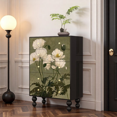 Armoire console en bois massif French French