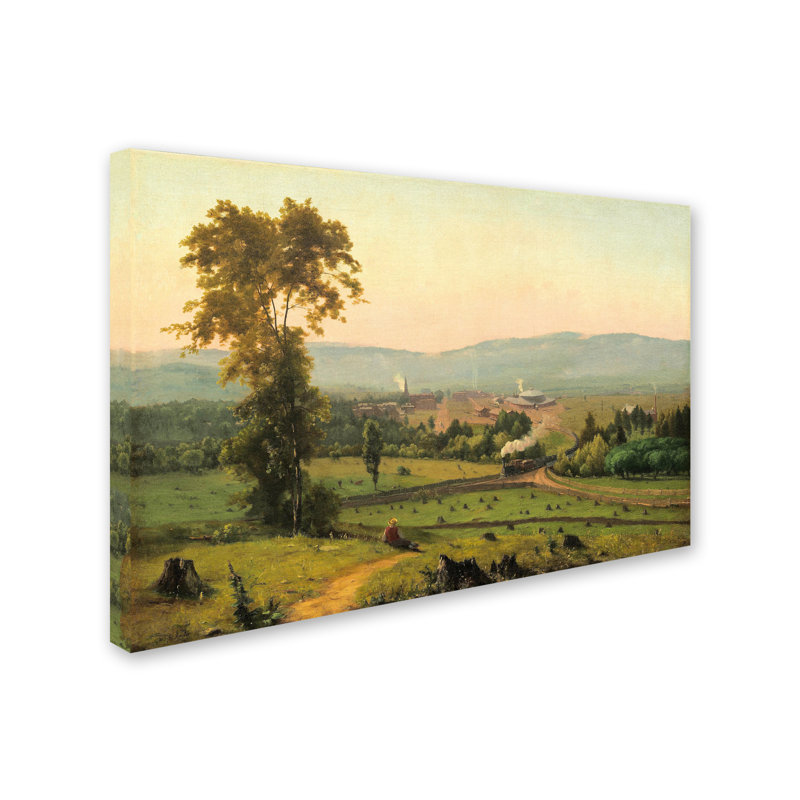 George Inness 'The Lackawanna Valley' Landscape Canvas Art - 12" x 19"