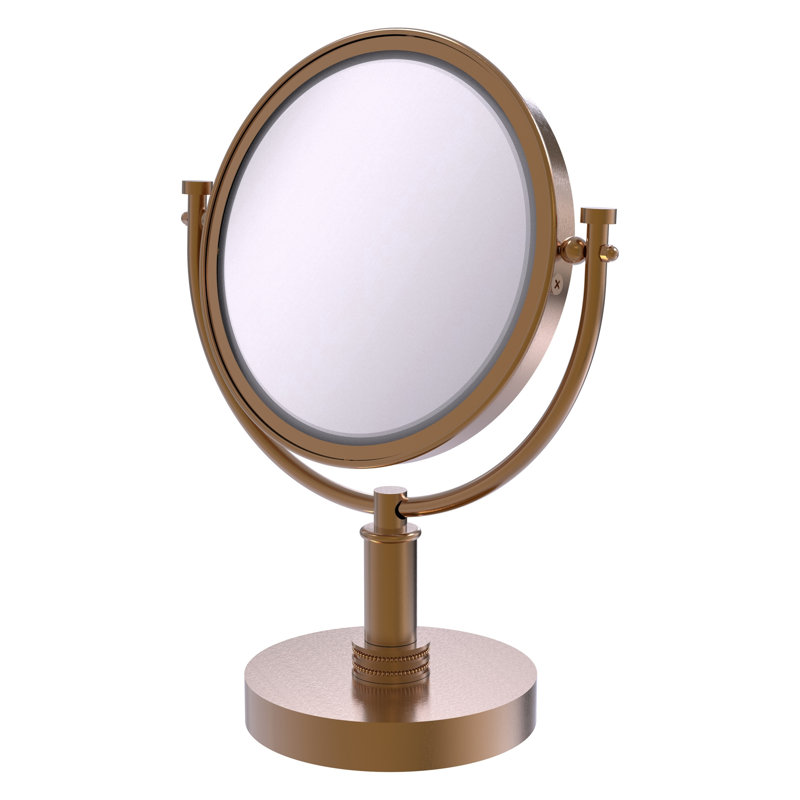 Dolder Metal Mirror, Brushed Bronze, 4x