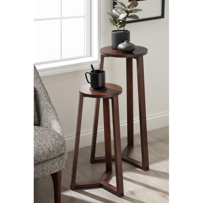 Zane Nesting Tables, Walnut Brown