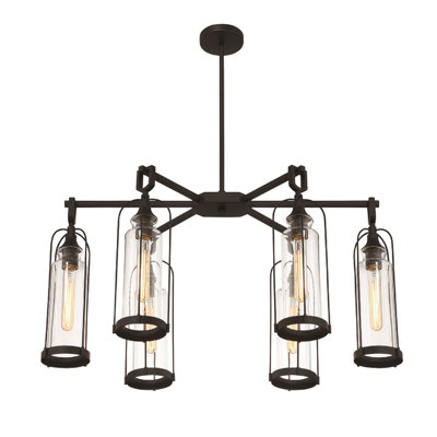 YASMIN Vintage Linear 6-Light Chandelier