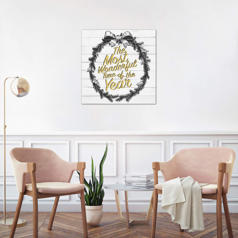 Wonderful Time Of The Year - Wrapped Canvas Print, 93.98 cm H x 93.98 cm W x 1.91 cm D