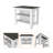 Kitchen Island, Three Concealed Shelves-384721193