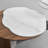 Simple solid wood and marble coffee table set