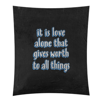 Tapisserie tableau noir de polyester love quot