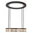 Alva 16 - Light Dimmable Drum Chandelier
