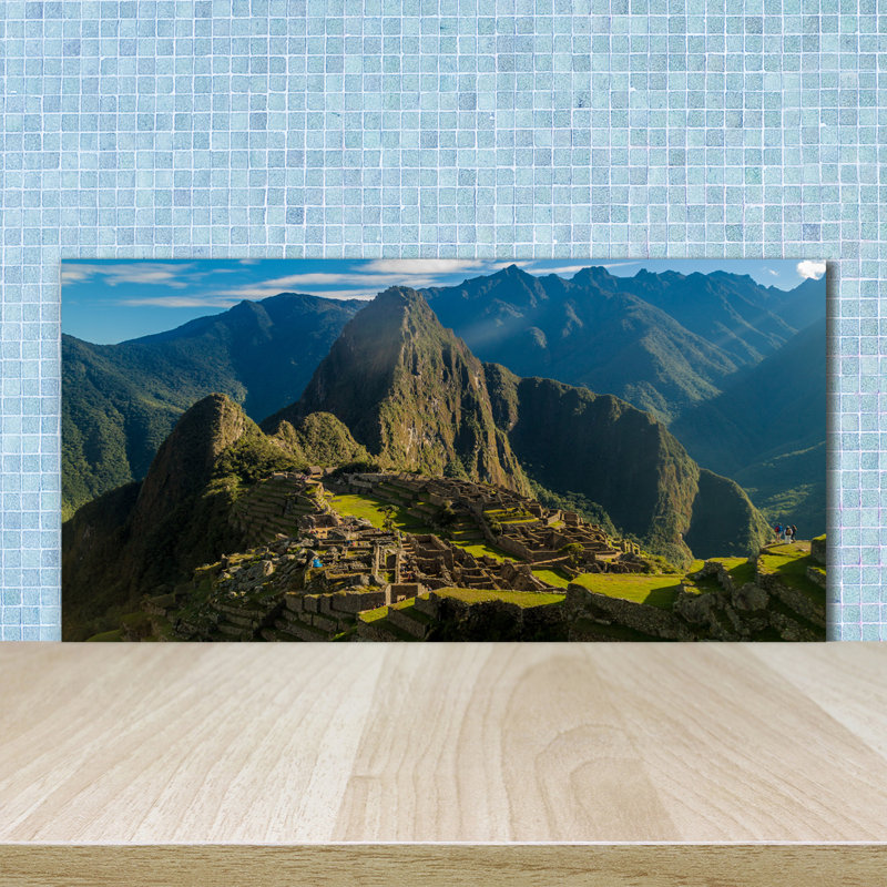 50cm W x 100cm L Glass Peel and Stick Panel