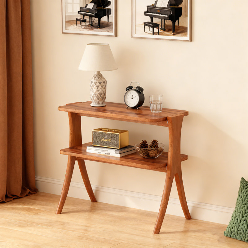 Table d'appoint industrielle 25,2 "avec structure en métal