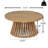 Outdoor Acacia Wood Patio Coffee Table