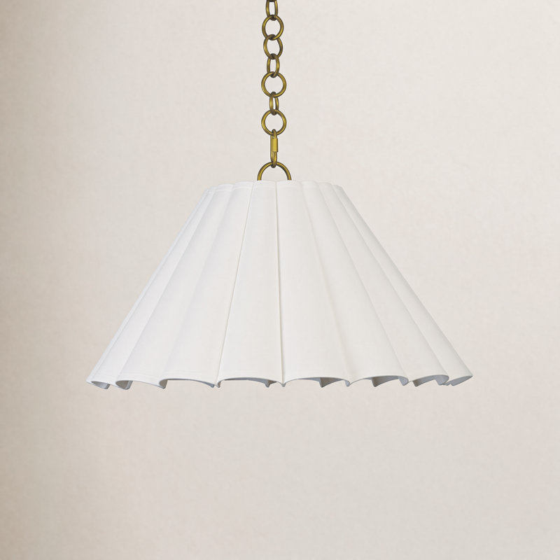 Allison Pendant Large (Natural Brass), Natural Brass