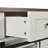 53.7" Farmhouse Kitchen Island With Power Outlet, 2 Sliding Barn Door Kitchen Storage Island With Drop Leaf, Spice Rack Rolling Kitchen Cart On Wheels, For Home, Kitchen And Dining Room, White-1266651102