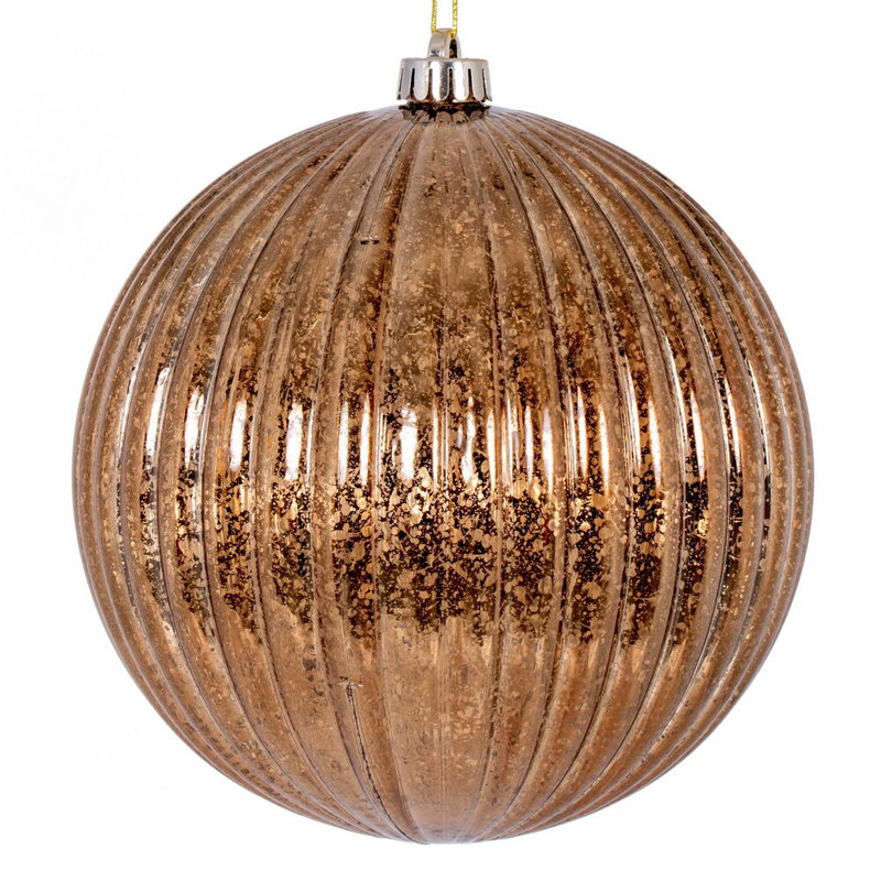 Ensemble de 4 boules de Noël Chistmas, Moka