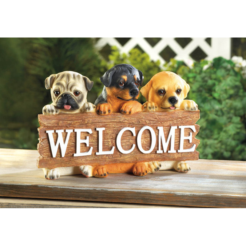 Charleigh Wood Animals Garden Plaque