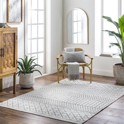 Bernhard Global Ivory/Gray Area Rug