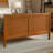 Arite Solid Wood Low Profile Sleigh Platform Bed with Matching Footboard-1637700608-1653540604