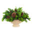 Evergreen Centerpiece with Pinecones