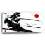 «Girl with Katana» par Epic Portfolio, art mural en verre acrylique-1857967069