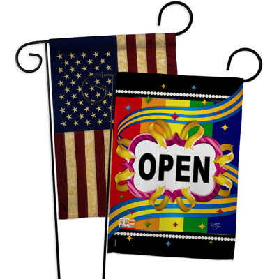 Double Sided 18.5'' H x 13'' W Polyester Garden Flag