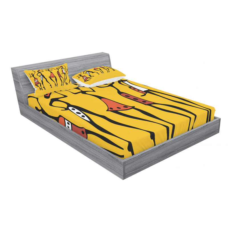 Microfiber Sheet Set, Full/Double Sheet Set with Pillowcase
