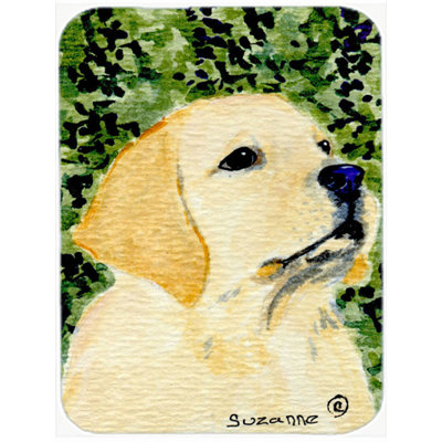 Caroline's Treasures Labrador Glass Cutting Board