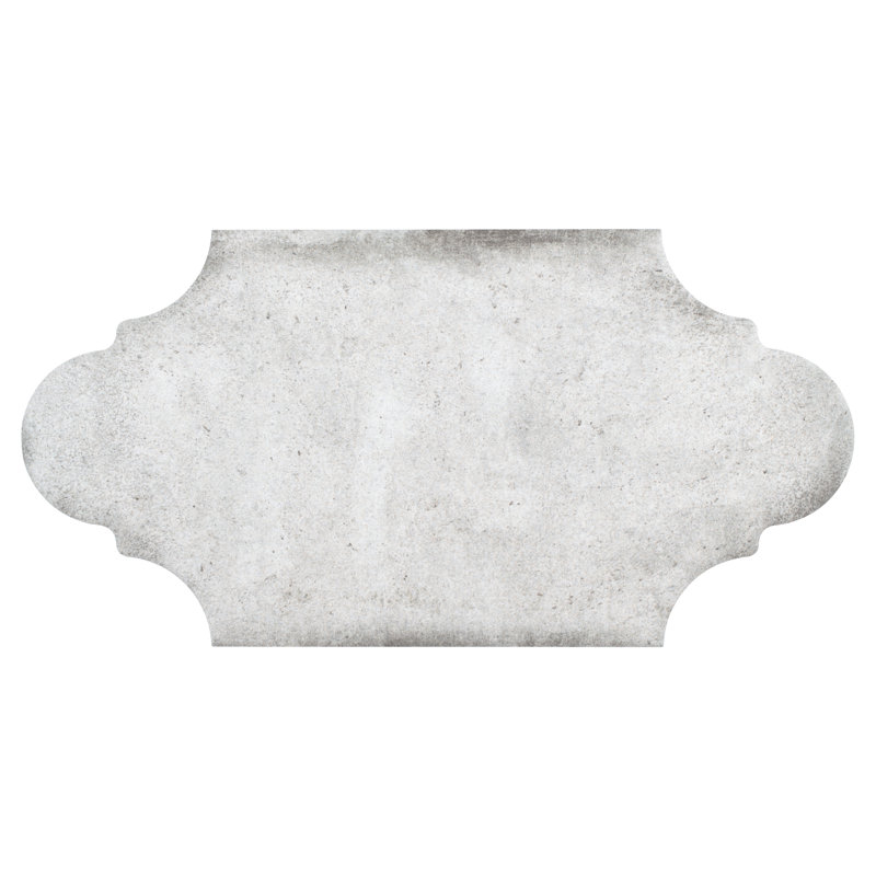 Alhama 6" x 13" Porcelain Stone Look Wall & Floor Tile, Gray