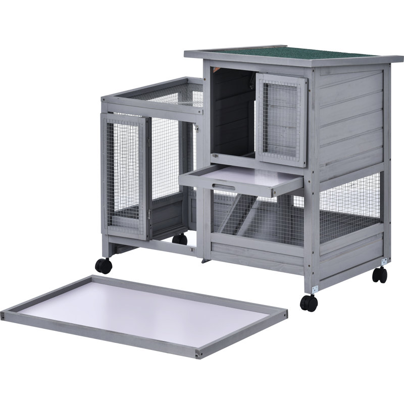 Linneus Weather Resistant Rabbit Hutch