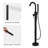 Ember 1 Handle Freestanding Tub Filler with Diverter-97413979