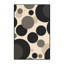 Tapis noir moelleux moelleux et moelleux à motif géométrique moderne-1843296780