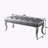 Button Tufted Upholstered Bench Nailhead Trim-1503533392