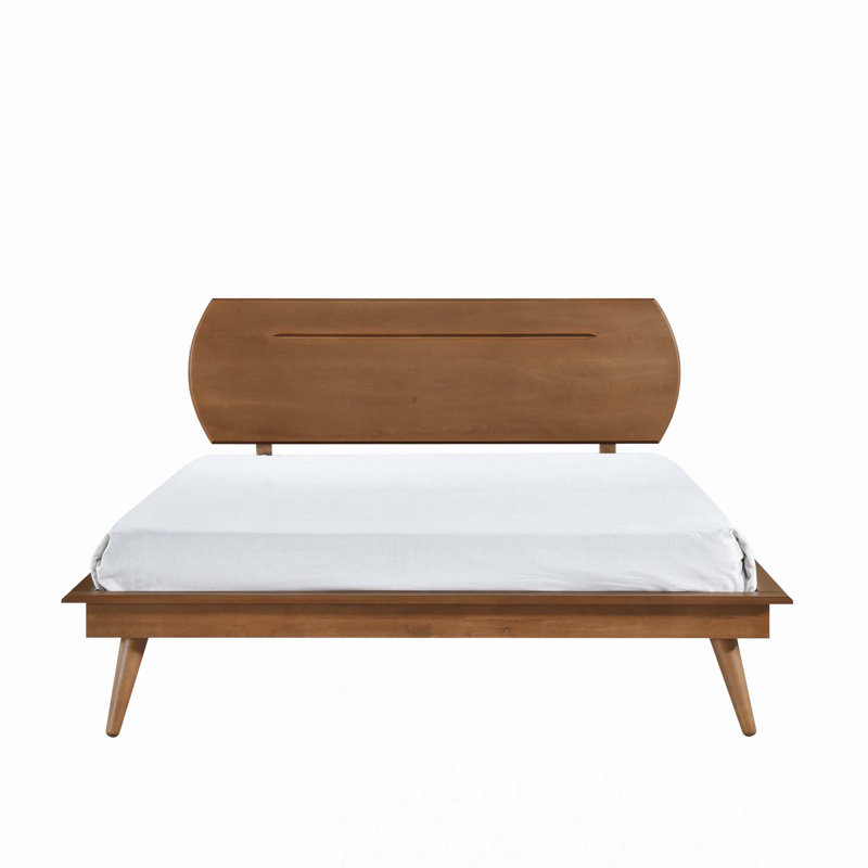 Country Casual Style Platform Bed, Queen