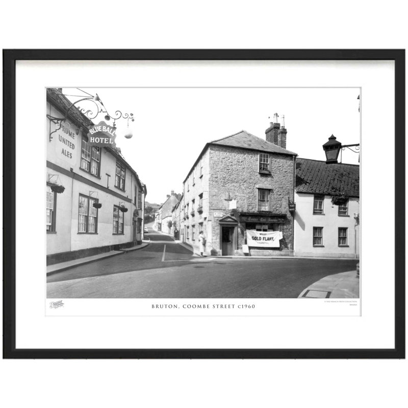 Bruton, Coombe Street C1960 - Single Picture Frame Print, 40cm H x 50cm W x 2.3cm D