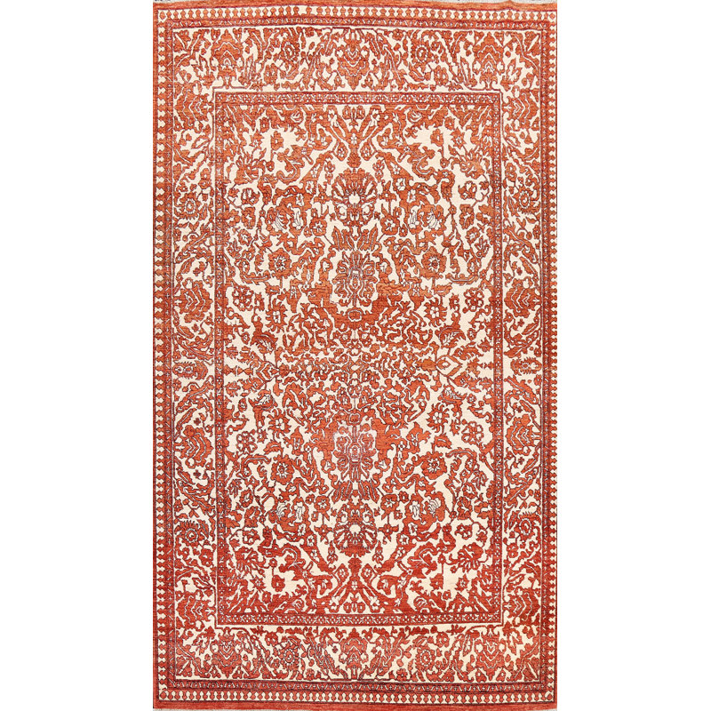 Tapis 100% persan Mahal 100% végétal noué à la main 7 x 11