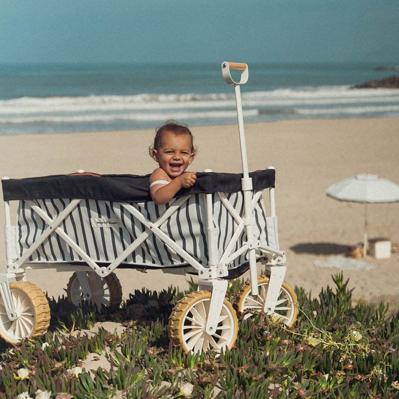 Folding Beach Cart, Red