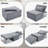 Kaemon Upholstered 74'' Sleeper Sofa