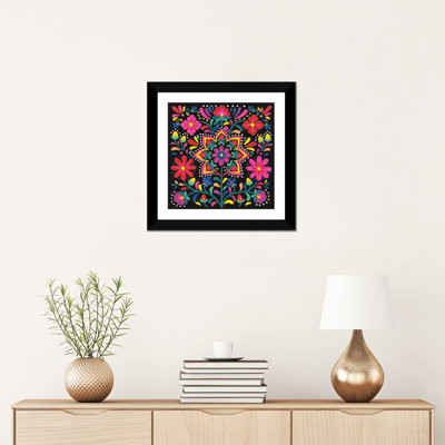 « floral fiesta iii », impression sur toile