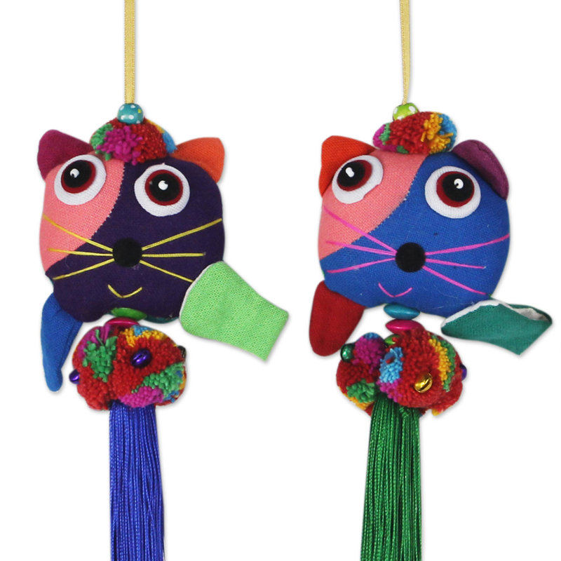 Ornement suspendu Happy Happy Cats and Bells