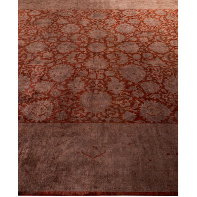Huckstep One-of-a-Kind 10' 1" X 14' 1" Wool Area Rug Red