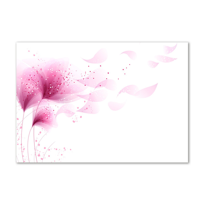 Pink Flower 1 Piece Wall Art on Canvas