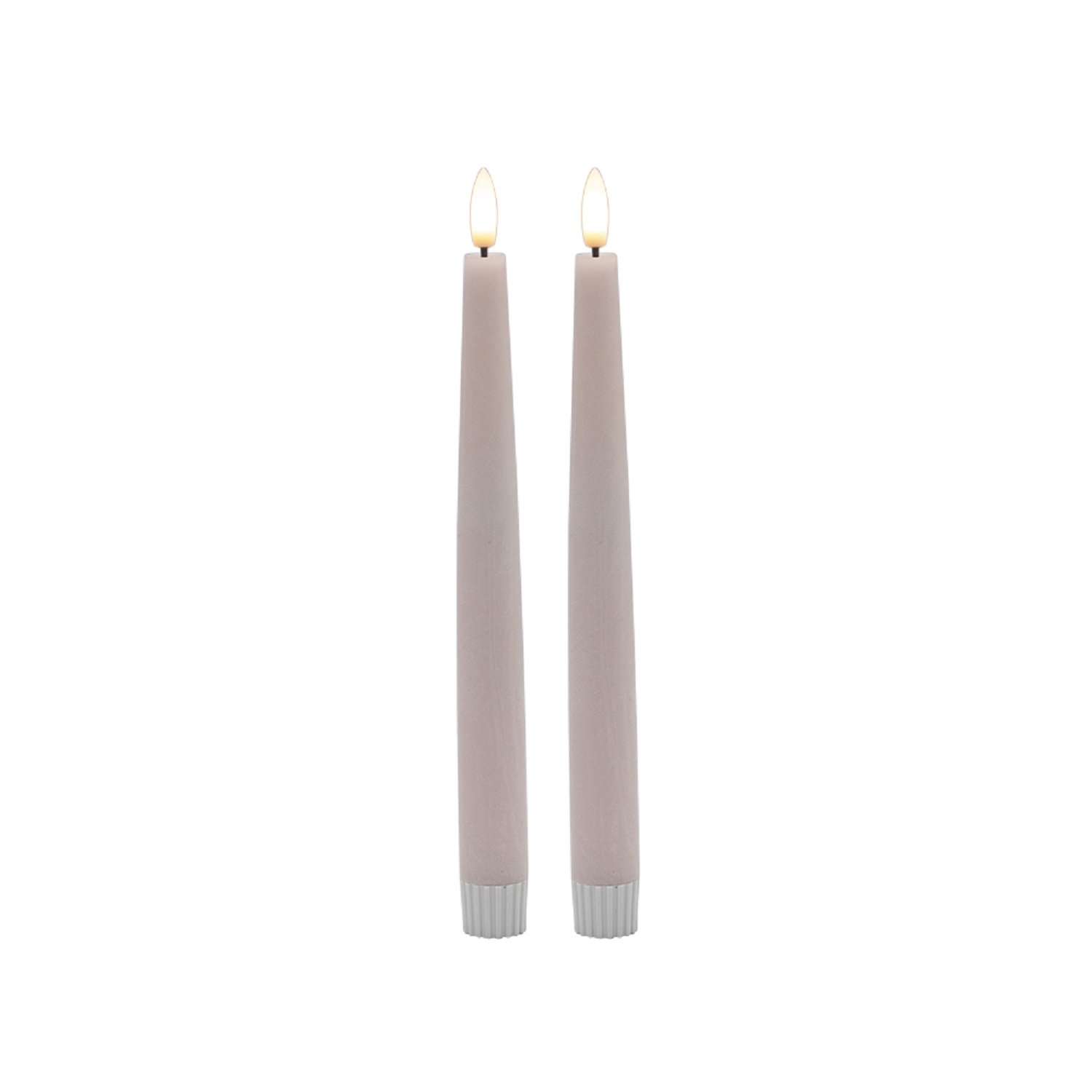 Flameless Taper Candle, Pink
