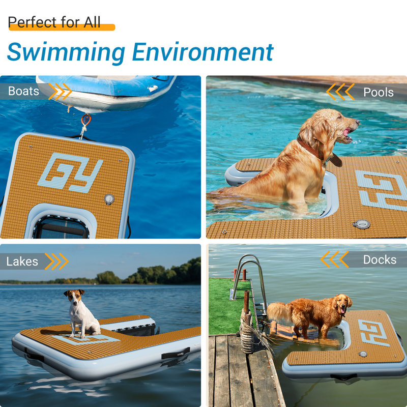 CREWYN Dog Pool Toy & Inflatables | Wayfair