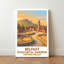 Belfast Zoological Gardens, Northern Ireland - Sunlit Wildlife and Romantic Park Poster. Giclee Print on Wrapped Canvas. Wall Art, Home Decor - Parks & Gardens, Northern Ireland 1 Piece Wrapped Canvas Wall Art-1040557092