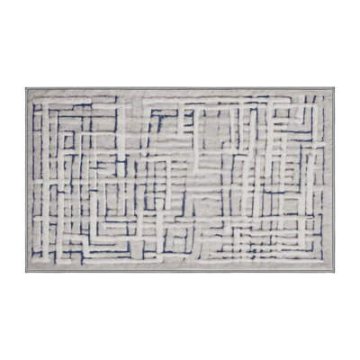 Machine Washable Gray Area Rug
